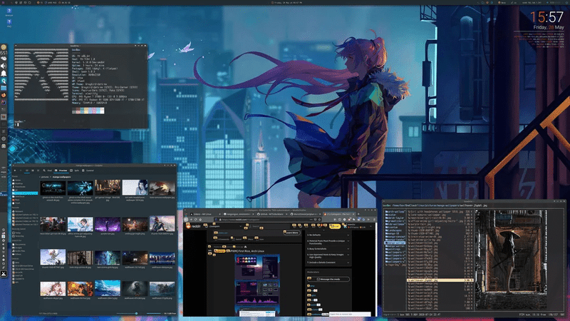 تزيين امكس لينيكس, Mx Linux rice