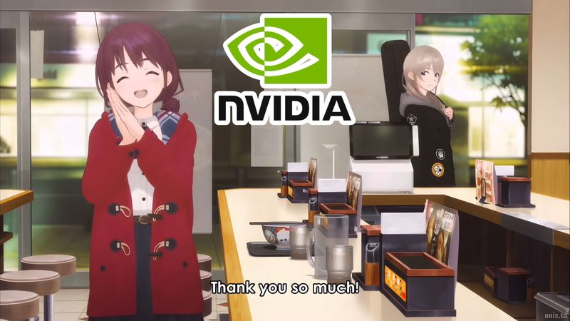 دعم شركة انفيديا للينكس